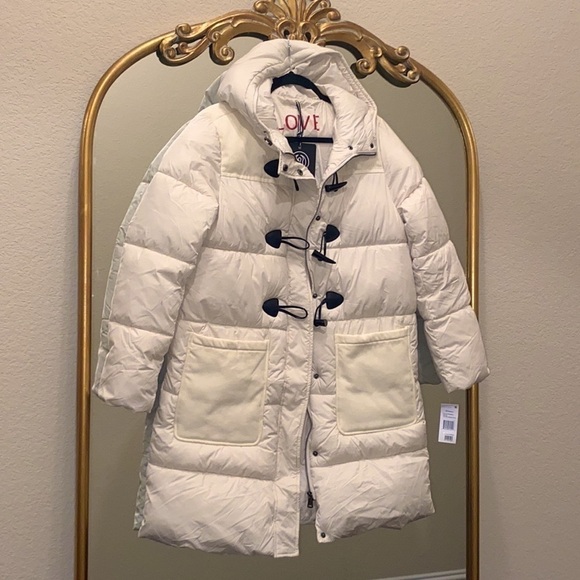 Bernardo Women's Combo Fabric Toggle Puffer Coat Size M - Picture 6 of 8